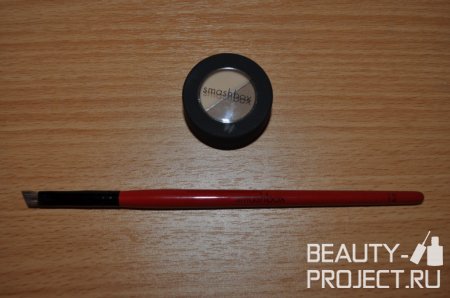 Smashbox Brow Tech - Blonde + Angle Brow Brush #12 - набор для бровей и кисть для бровей 12.
