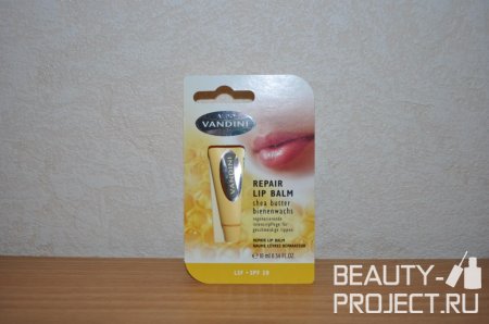 Aldo Vandini Repair Lip Balsam SPF20 - восстанаваливающий бальзам для губ с маслом Ши и пчелиным воском